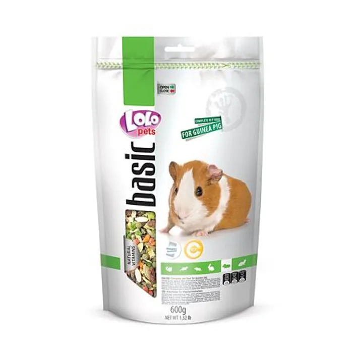Termék főképe LOLO BASIC kompletní krmivo pro morčata 600 g Doypack