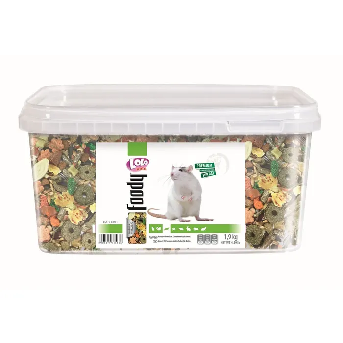 Termék főképe LOLO BASIC kompletní krmivo pro potkany 3 L, 1,9 kg kyblík