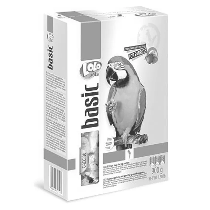 Termék főképe LOLO BASIC kompl.ovocné krmivo pro velké papoušky 900 g krabička