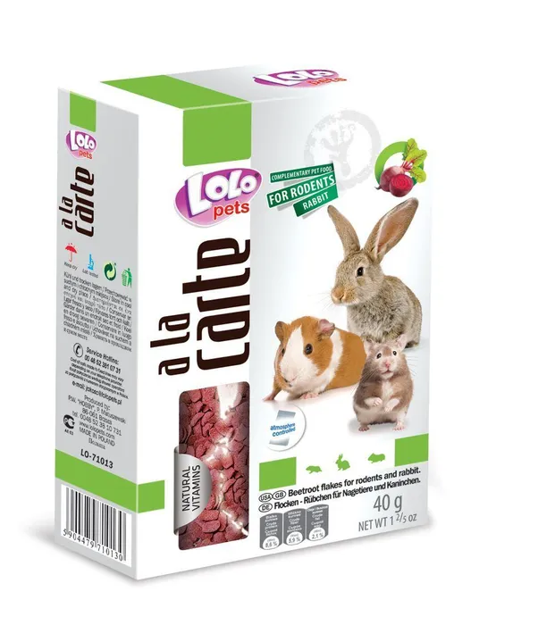 Termék főképe LOLO Diners plátky červené řepy pro hlodavce 40 g