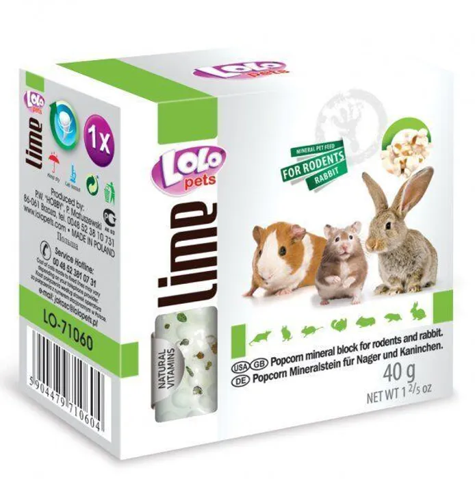 Termék főképe LOLO popcorn minerální kámen pro hlodavce 40 g