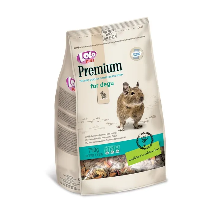 Termék főképe LOLO PREMIUM krmivo pro osmáky degu 750 g sáček
