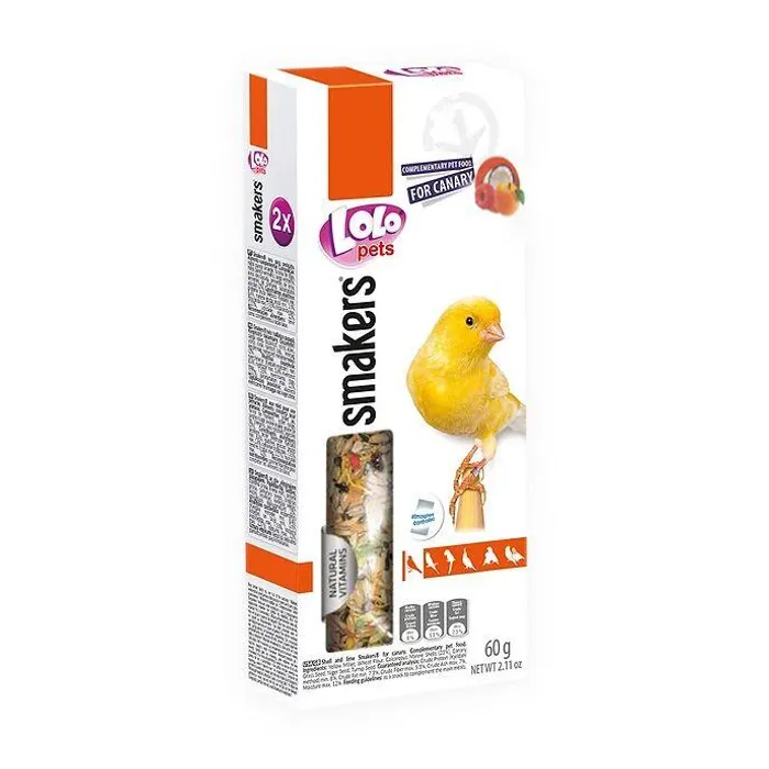 Termék főképe LOLO SMAKERS 2 klasy ovocné pro kanáry 60 g