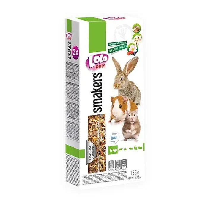 Termék főképe LOLO SMAKERS 3v1 klasy MIX příchutí pro hlodavce 135 g