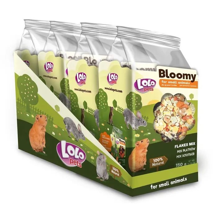 Termék főképe LOLOPets BLOOMY mix vloček pro hlodavce 150 g