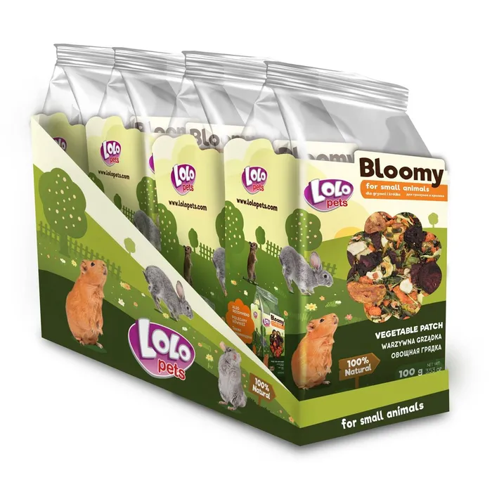 Termék főképe LOLOPets BLOOMY zeleninové chipsy pro hlodavce 100 g