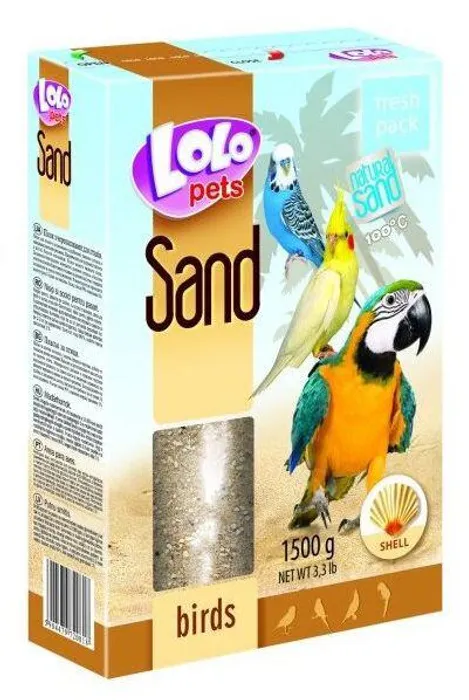 Termék főképe LOLOpets písek s mušlemi pro ptáky 1500 g