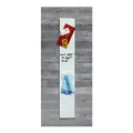 Mágneses üveg tábla "Artverum®", fehér, 12x78 cm, SIGEL