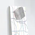 Magnetická skleněná tabule "Artverum® ", bílá, 60 x 40 cm, SIGEL