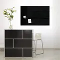 Mágneses üvegtábla "Artverum®", fekete, 100 x 65 cm, SIGEL