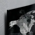 Következő termékkép Magnetická skleněná tabule "Artverum®", mapa světa, 91x46cm, SIGEL