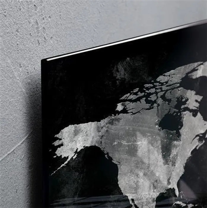 Termék főképe Magnetická skleněná tabule "Artverum®", mapa světa, 91x46cm, SIGEL