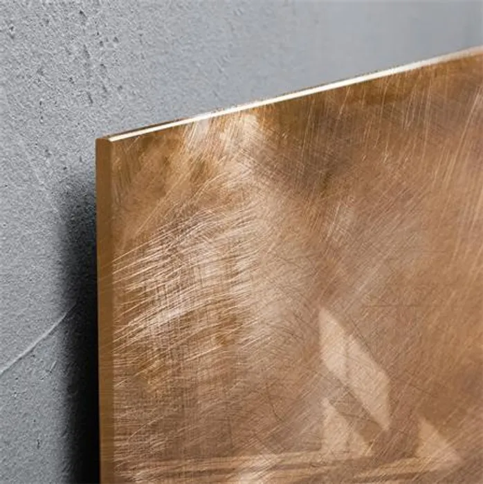 Termék főképe Magnetická skleněná tabule "Artverum®", použitý bronz, 48x48cm, SIGEL