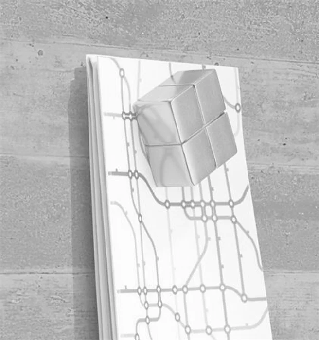 Termék főképe Magnetická skleněná tabule "Artverum® ", textura betonu, 91x46cm, SIGEL