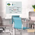Következő termékkép Mágneses üvegtábla, fehér, 120x90 cm, BE!BOARD