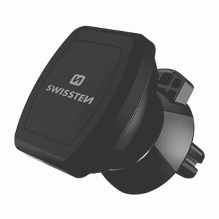 Termék főképe Magnetický držák mobilu(GPS) Swissten do auta, černý, plast, do ventilace, kloubový, čern