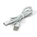 USB mágneses kábel (2.0), USB A M- Mágneses vég, 1m, ezüst
