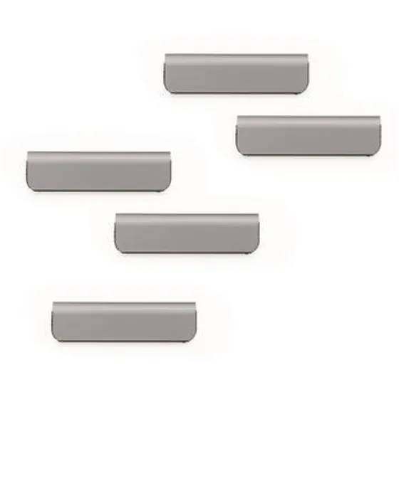 Termék főképe Magnetický klip "DURAFIX CLIP", samolepicí, stříbný, 60 mm, 5 ks/bal., DURABLE