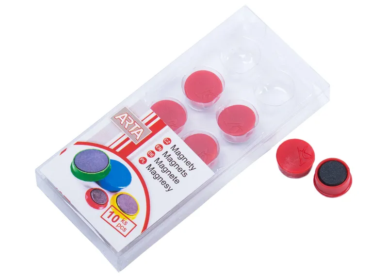Termék főképe Magnety ARTA průměr 16mm, červené (10ks v balení)