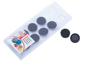 ARTA mágnesek átmérője 25mm, fekete (10 db egy csomagban)