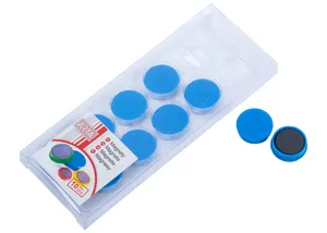 ARTA mágnesek átmérője 25mm, kék (10 db egy csomagban)