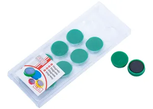 ARTA mágnesek átmérője 25mm, zöld (10 db egy csomagban)