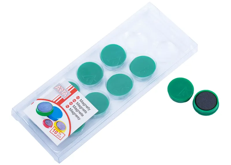 Termék főképe Magnety ARTA průměr 25mm, zelené (10ks v balení)