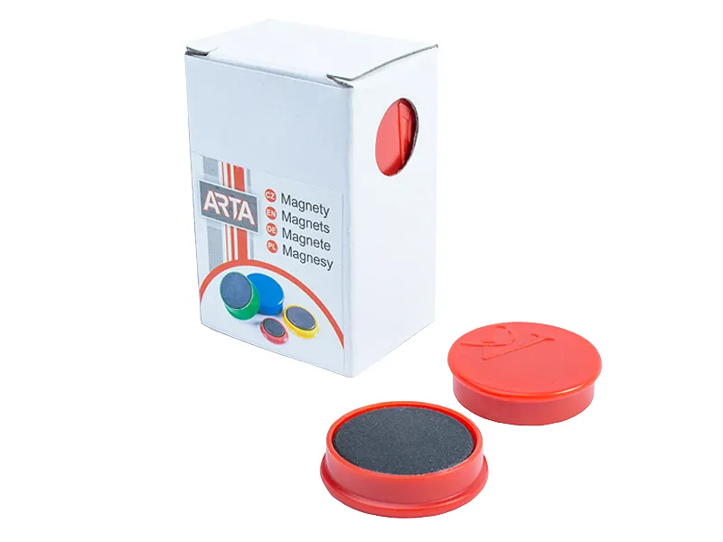 Termék főképe Magnety ARTA průměr 30mm, červené (10ks v balení)
