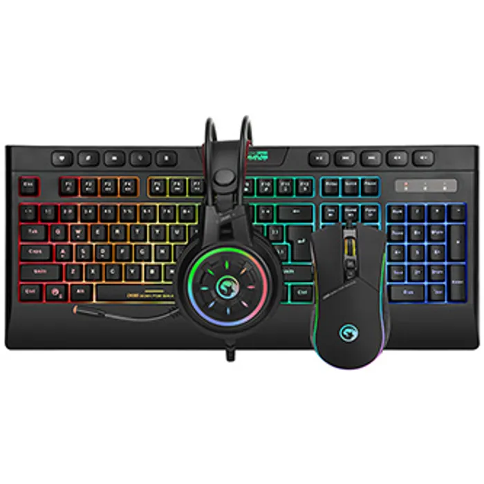Termék főképe Marvo CM305, RGB sada klávesnice s herní myší a sluchátky, US, herní, membránová typ drát