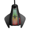 Marvo, játék mikrofon MIC-01, mikrofon, hangerőszabályzó nélkül, fekete, RGB háttérvilágítás