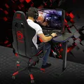 Marvo Herní stůl DE-03 PRO 120 x 66 cm, 71-121 cm, elektricky nastavitelná výška, podsvíc