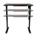 Marvo Herní stůl DE-03 PRO 120 x 66 cm, 71-121 cm, elektricky nastavitelná výška, podsvíc