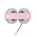 Következő termékkép Marvo HG8936, fejhallgató mikrofonnal, hangerőszabályzóval, rózsaszín, háttérvilágítással, 3,5 mm-es jack csatlakozóval