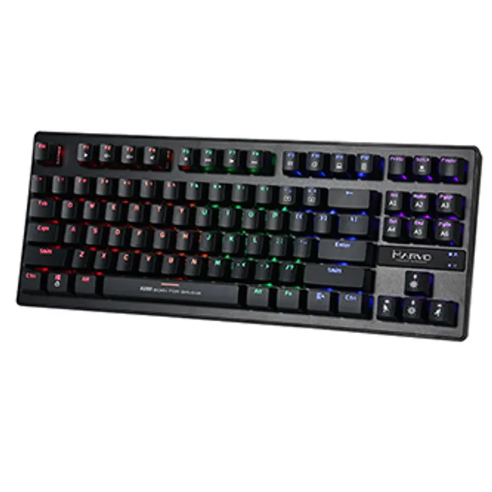 Termék főképe Marvo KG901, Klávesnice CZ/SK, herní, modré spínače typ drátová (USB), černá, mechanická,