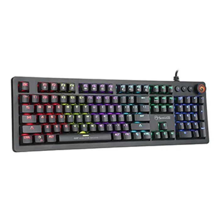 Termék főképe Marvo KG917, Klávesnice US, herní, podsvícená typ drátová (USB), černá, mechanická