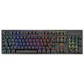 Marvo KG945, optikai billentyűzet US, gaming, vízálló típusú vezetékes (USB), fekete, mechanikus