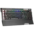Marvo KG965G, Keyboard US, gaming, kék kapcsolók típusú vezetékes (USB), fekete, mechanikus, R
