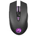 Marvo Mouse G982, 5000DPI, optika, 6 tl., 1 kerék, vezetékes USB, fekete, játék, háttérvilágítás