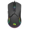 Marvo Mouse M359, 3200DPI, optika, 7 tl., 1 kerék, vezetékes USB, fekete, játék