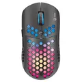 Marvo Mouse M399, 6400DPI, optikai, 6 tl., 1 kerék, vezetékes USB, fekete, játék, háttérvilágítás