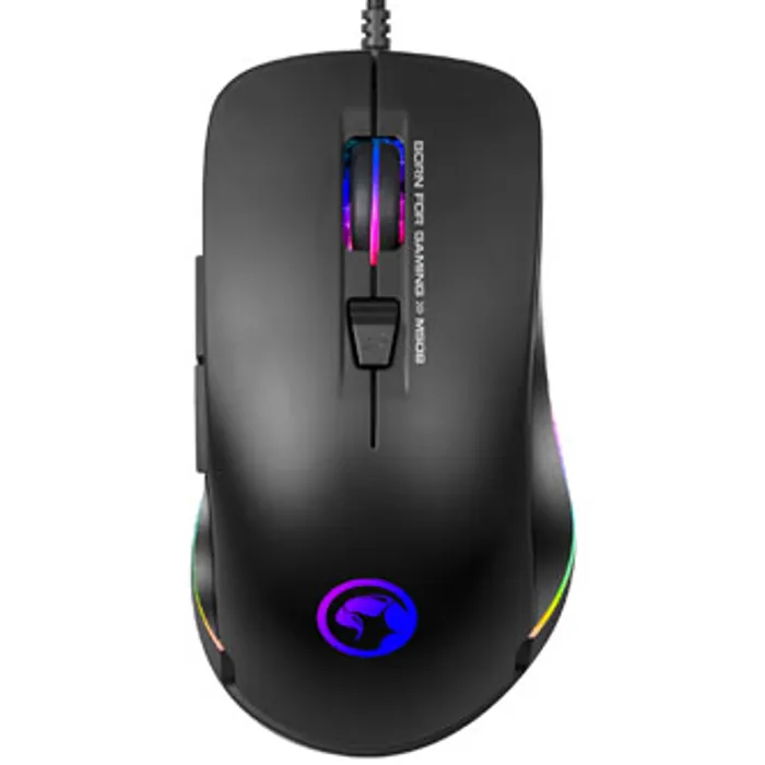 Termék főképe Marvo Myš M508, 3200DPI, optika, 6tl., 1 kolečko, drátová USB, černá, herní, podsvícená