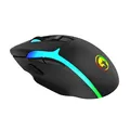 Marvo Mouse M729W, 4800DPI, 2,4 [GHz], optika, 7 tl., vezeték nélküli, fekete, 1 db beépített akkumulátor