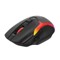 Marvo Mouse M729W, 4800DPI, 2,4 [GHz], optika, 7 tl., vezeték nélküli, fekete, 1 db beépített akkumulátor