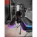 Marvo, streaming mikrofon MIC-03, mikrofon, hangerőszabályzó nélkül, fekete, 270°-os elforgatással