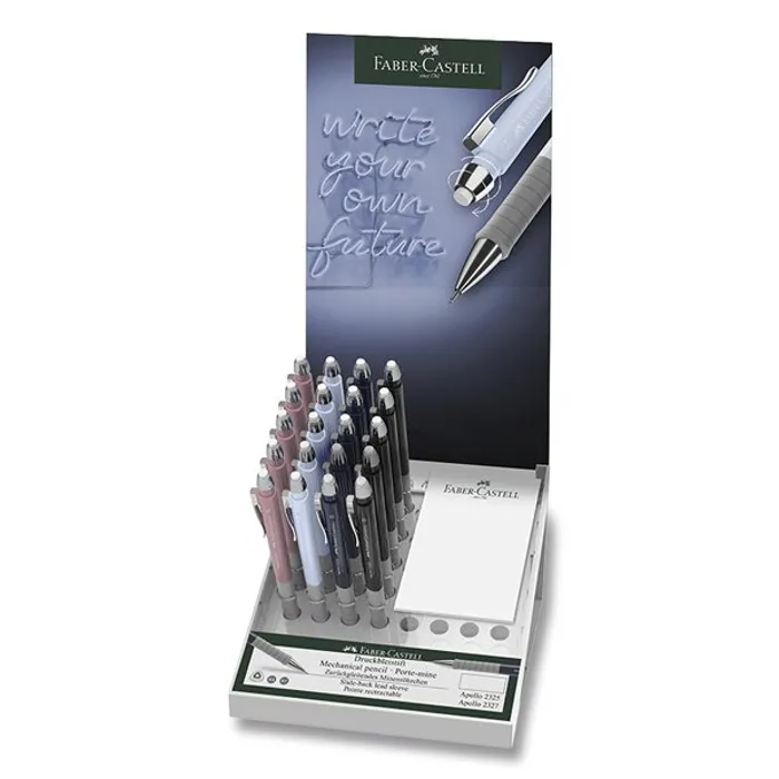 Termék főképe Mechanická tužka Faber-Castell Apollo 0,5 mm, stojánek, 20 ks