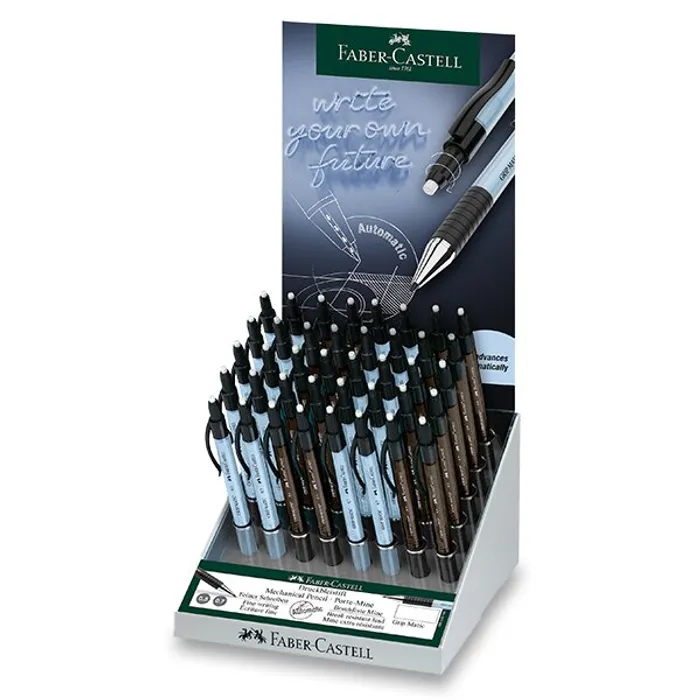 Termék főképe Mechanická tužka Faber-Castell Grip Matic 1375/1377 stojánek, 40 ks, 0,5/0,7 mm