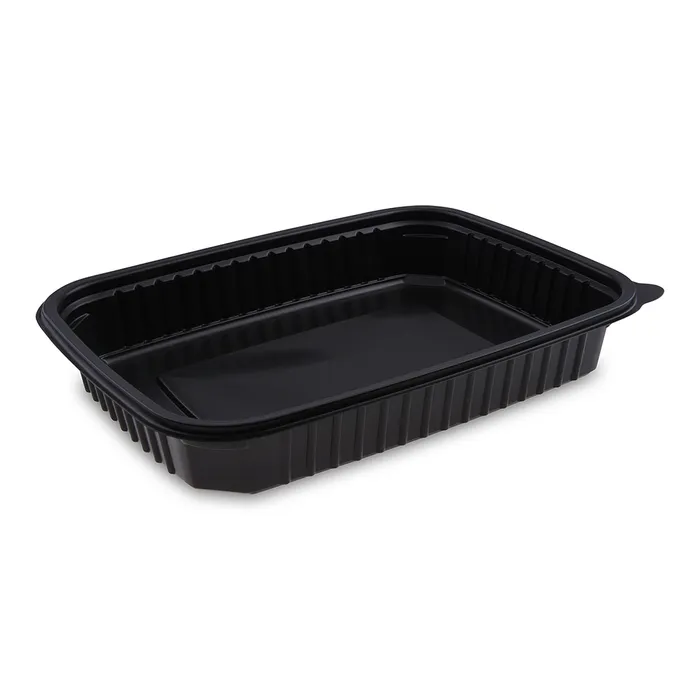 Termék főképe Menu mísa černá do mikrovl. trouby 1200 ml, L 25x18,5 x 4 cm (PP) [50 ks]