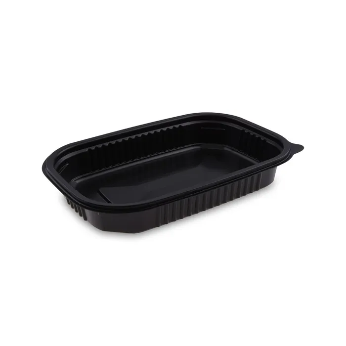 Termék főképe Menu mísa černá do mikrovl. trouby 750 ml, M 22x15 x 3,5 cm (PP) [50 ks]