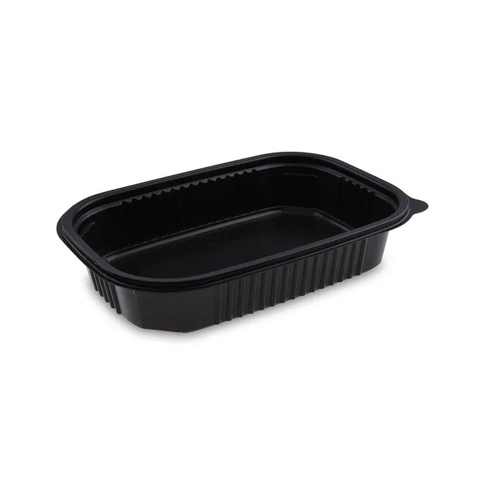 Termék főképe Menu mísa černá do mikrovl. trouby 850 ml, M 22x15 x 4,5 cm (PP) [50 ks]