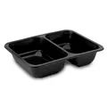 Következő termékkép Fóliázható tál (PP) 2-részes fekete 227 x 178 x 50 mm [50 db]